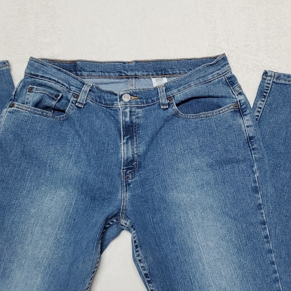 VINTAGE Y2K Levi's 515 Low Rise Stretch Stone Wash Bootcut Jeans 12 Long - Picture 4 of 12